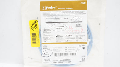 Boston Scientific M006630222B0 ZIPwire Hydrophilic Guidewire 150cm x 0.035inch(x)